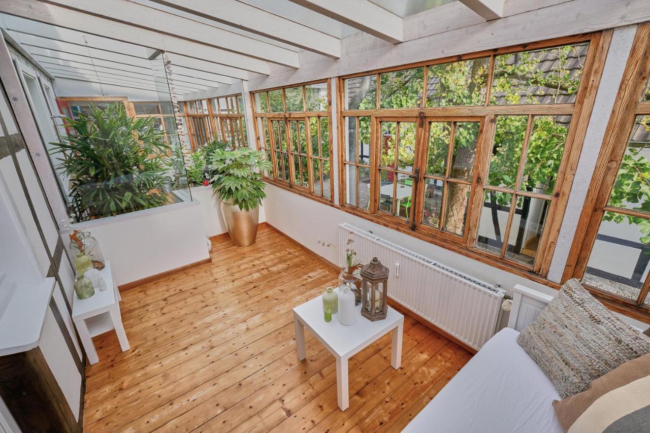 Ferienwohnung Im Fachwerkhof 'Haus In Bewegung' Seelscheid Esterno foto